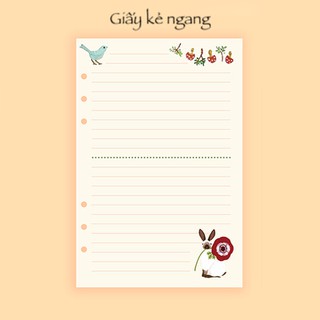 GIẤY REFILL PLANNER NHẬT BẢN (SIZE A5, A6)