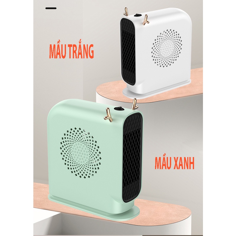 Quạt Sưởi Ấm Mini Đa Năng Để Bàn - Máy Sưởi Cho Phòng Ngủ Mùa Đông
