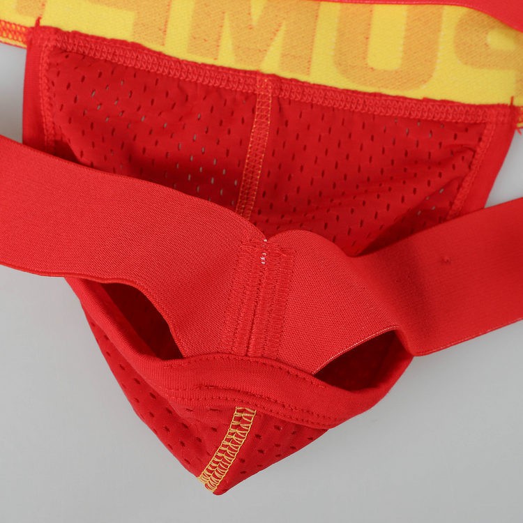 Quần lót nâng mông jockstrap nam, sịp dây nam lưới thun lạnh sexy, quần lót dây nam cạp to QLPU01