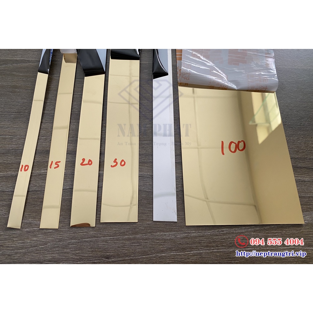 Nẹp La Inox 10mm, Nẹp La inox 201, Thanh la inox 10, Lập Là 10-GIÁ 1M