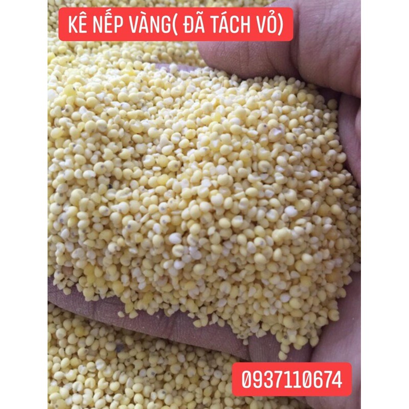 Kê nếp vàngcho chim hoặc có thể nấu ăn dc lẻ 200g