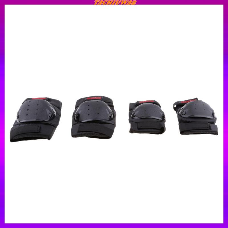 1 Set 2 Miếng Đệm Bảo Vệ Đầu Gối Và Khuỷu Tay Khi Lái Xe Mô Tô