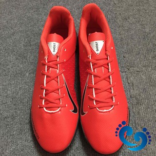 Giày đá bóng Phantom   đỏ nhân tạo (combo giày+túi)