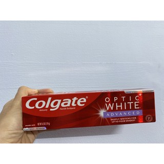 Kem Đánh Răng Colgate Optic White Advanced|Stain Fighter 119g