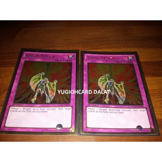 Thẻ bài Yugioh chính hãng  Set 2 lá Icarus Attack – Gold Rare
