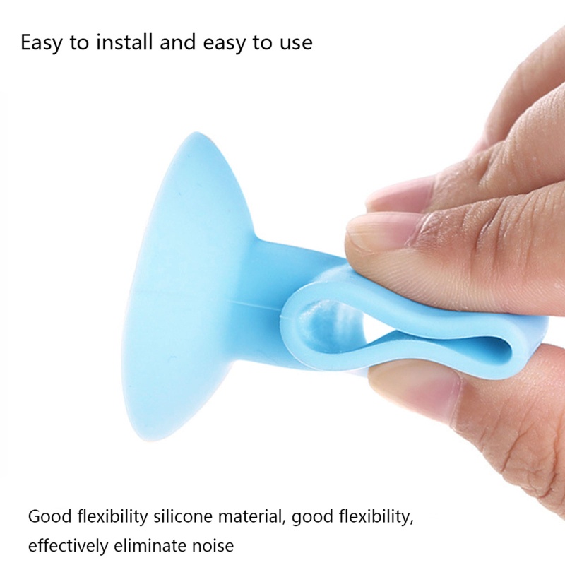 Miếng Chặn Cửa Mini Bằng Silicone Chống Va Chạm