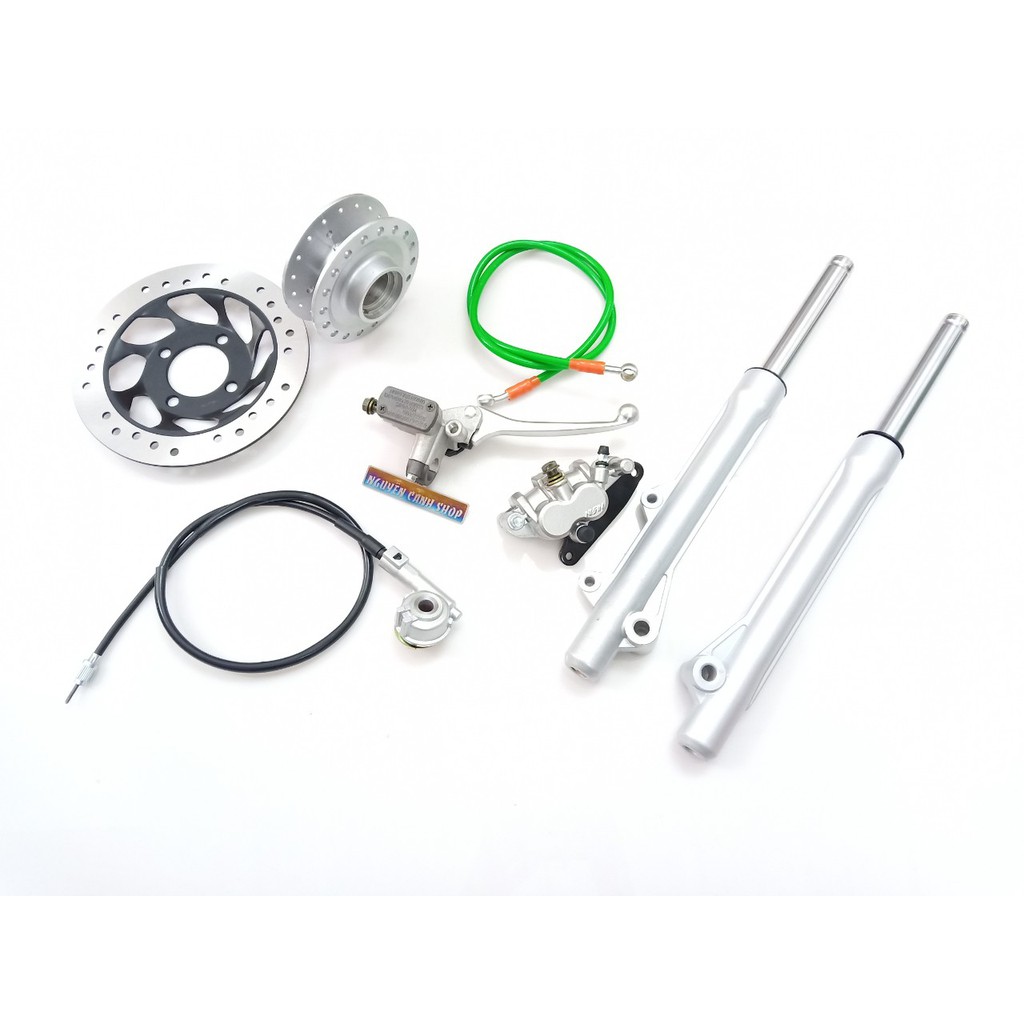 Bộ đĩa trước xe wave 100