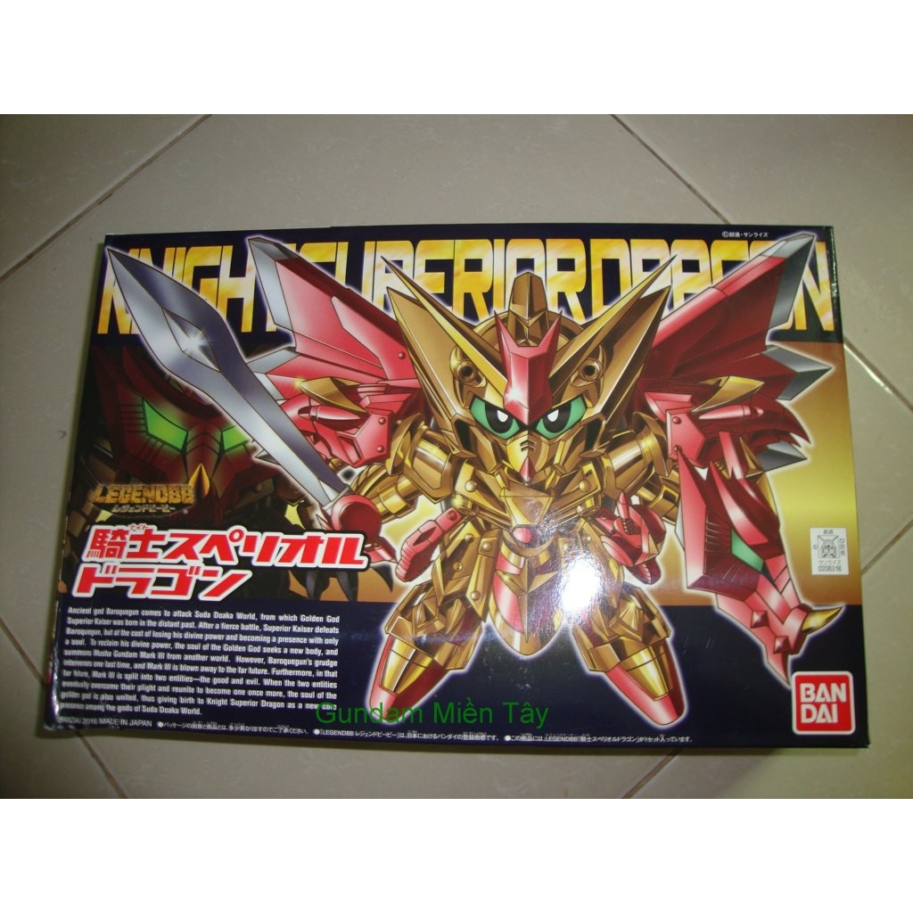 Mô hình lắp ráp SD Knight Superior Dragon Gundam