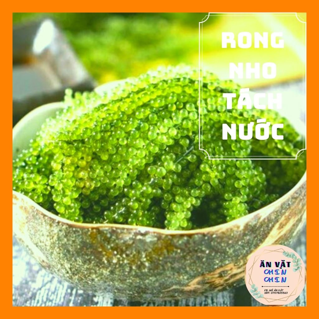 Rong nho tách nước Khánh Hòa Nha Trang hộp 200g 5 gói - ĂN VẶT CHIN CHIN. | BigBuy360 - bigbuy360.vn