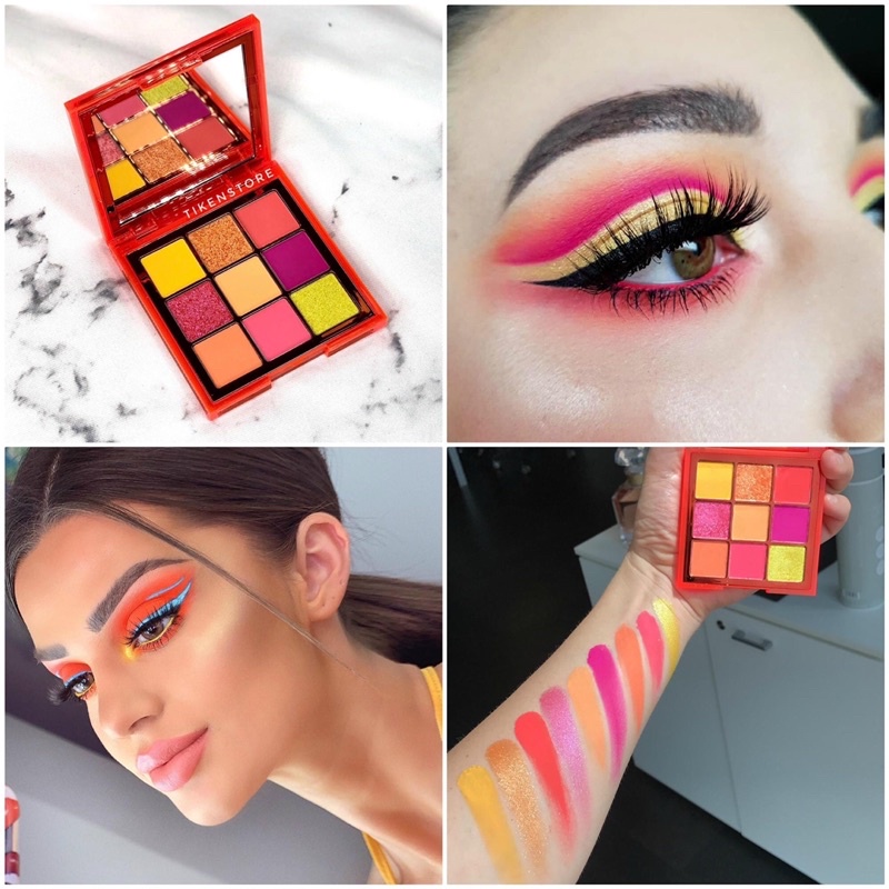 Bảng phấn mắt Huda Neon Orange