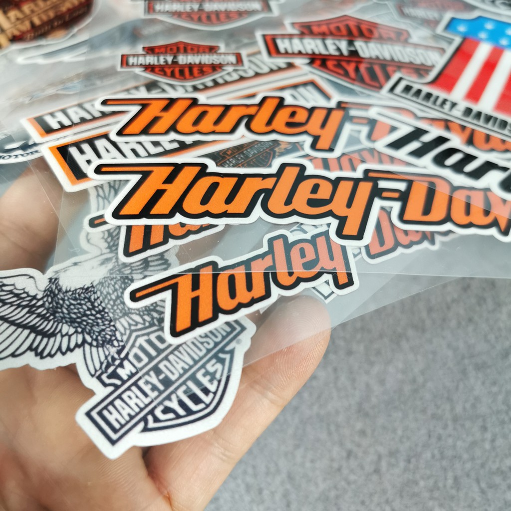 Miếng dán trang trí xe moto Harley - Davidson