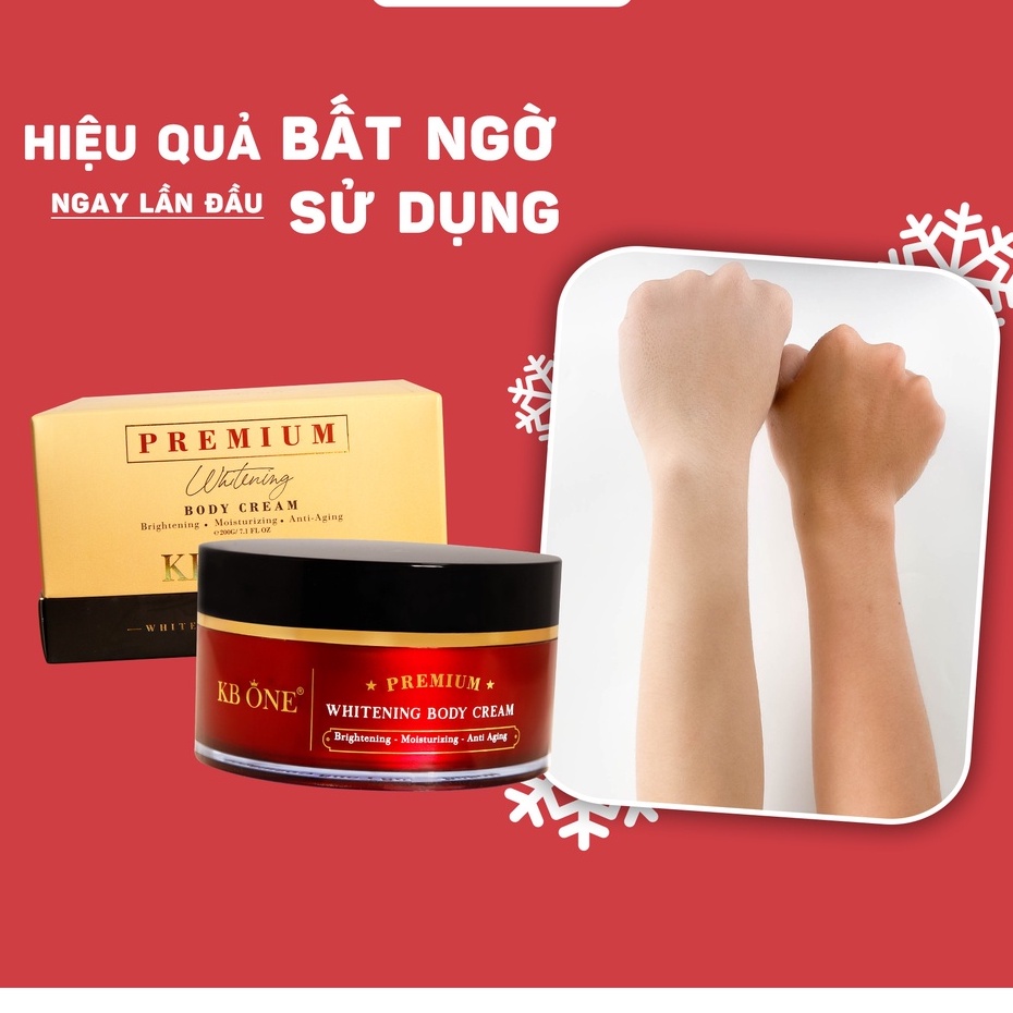 Kem Body Kb One Whitening Body Cream Premium