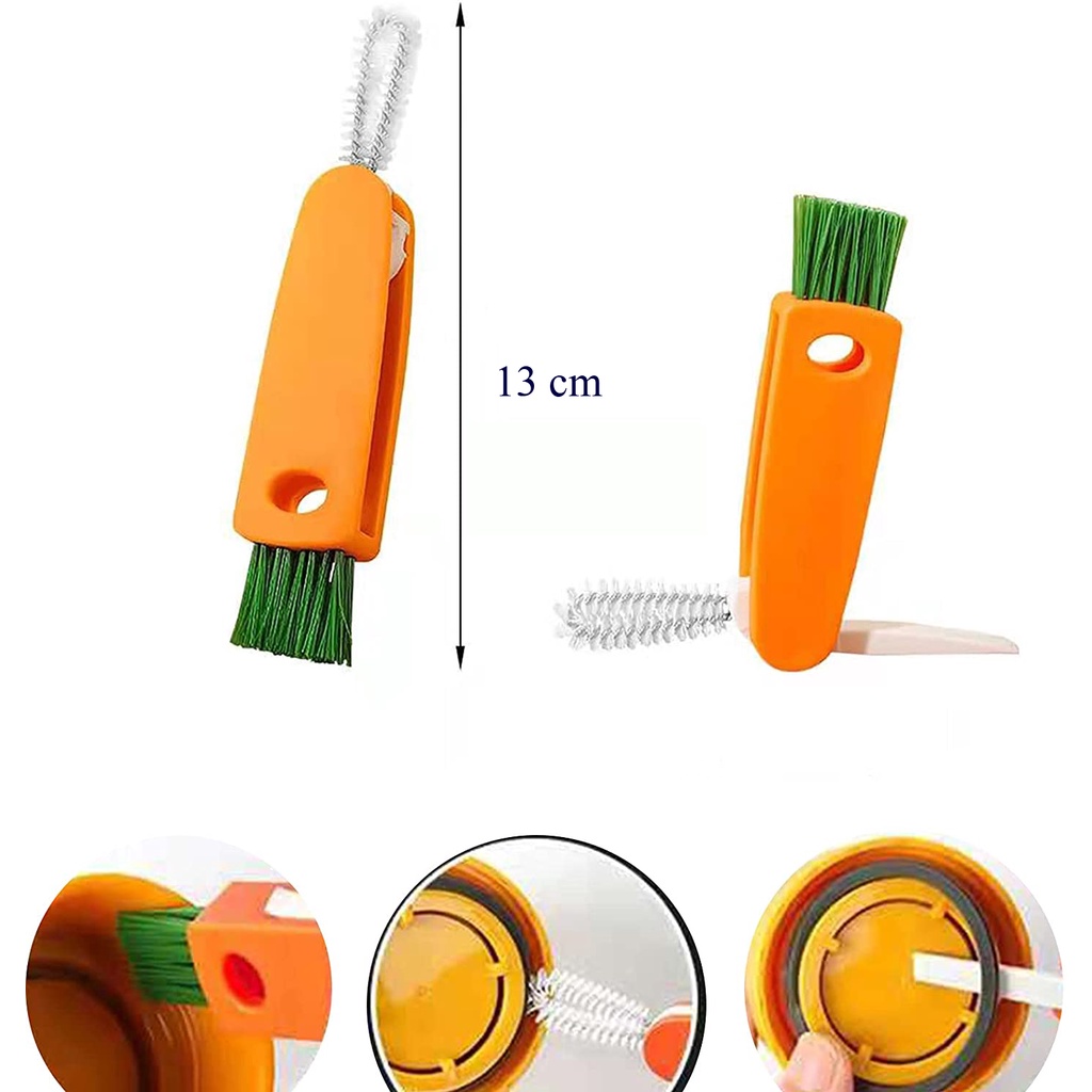 Bàn Chải Vệ Sinh Đa Năng 3 Trong 1 Thiết Kế Nhỏ Gọn Tiện Dụng