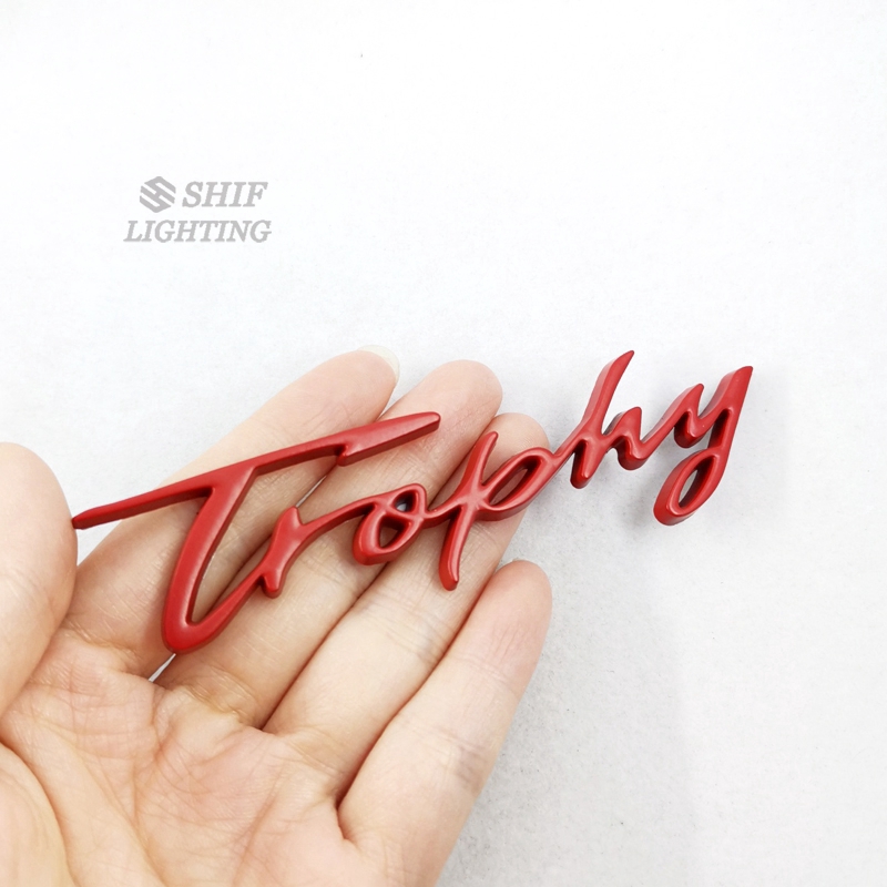 Miếng dán kim loại chữ Trophy dùng để trang trí cho xe hơi MG