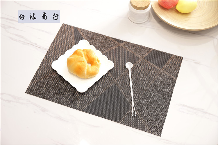 Tấm lót đĩa chống trượt Teslin cao cấp thân thiện với môi trường sáng tạo đơn giản