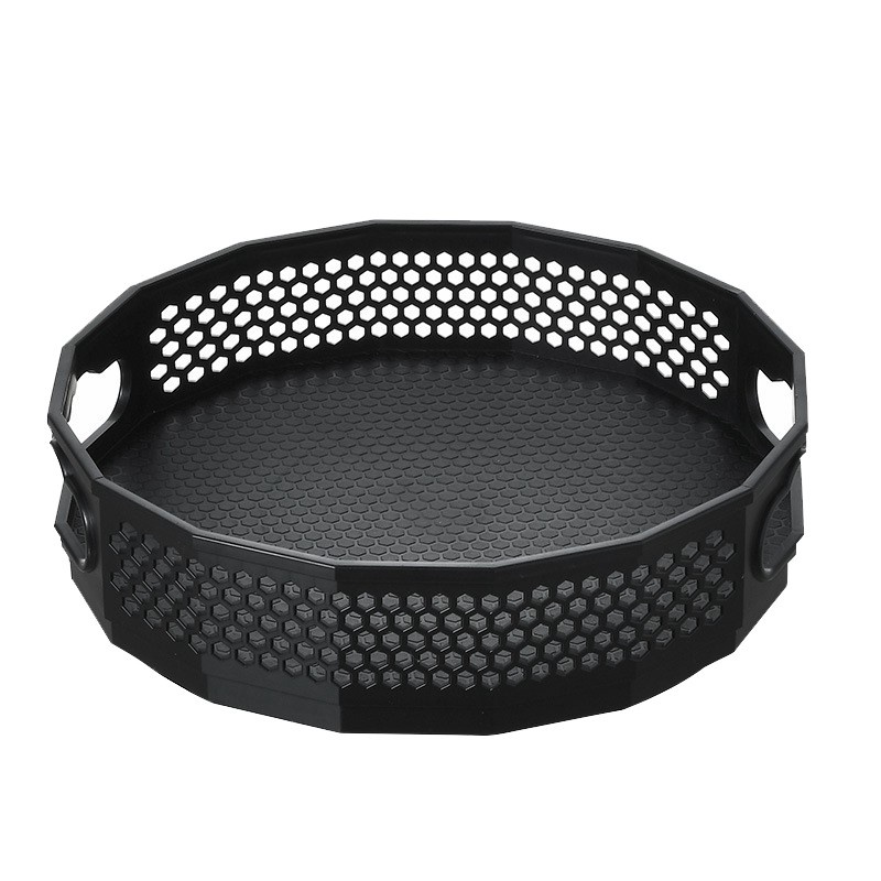 Khay đựng lọ gia vị xoay 360 độ tiện dụng cho nhà bếp/phòng tắm nhiều màu tùy chọn