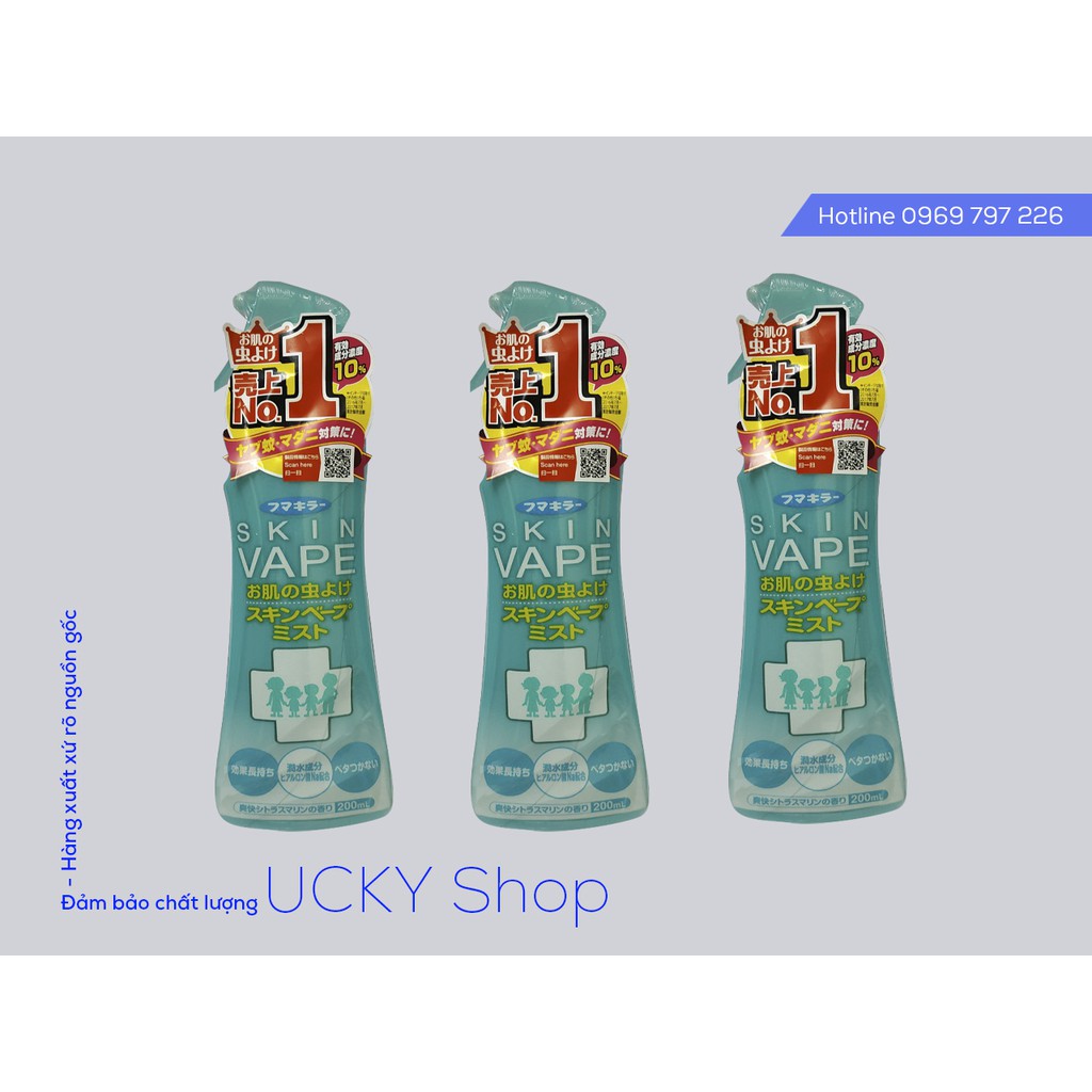Xịt muỗi skin VAPE