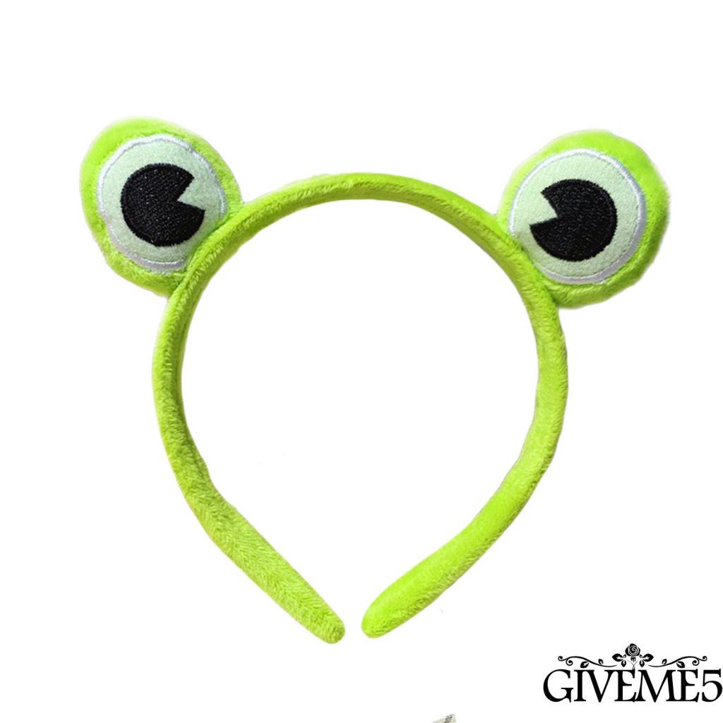 Băng đô cài tóc hình chú ếch sáng tạo cho spa/yoga