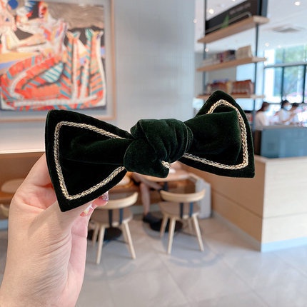 Kẹp tóc nơ to phong cách Hàn Quốc dễ thương cho nữ