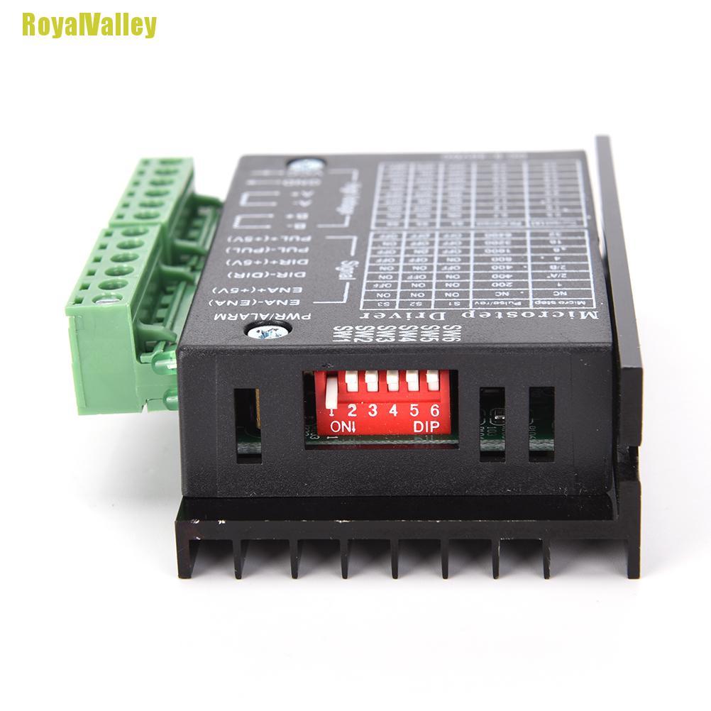 Bảng Mạch Điều Khiển Động Cơ Bước Royalvalley Tb6600 Đơn Axis 4a 9~40v