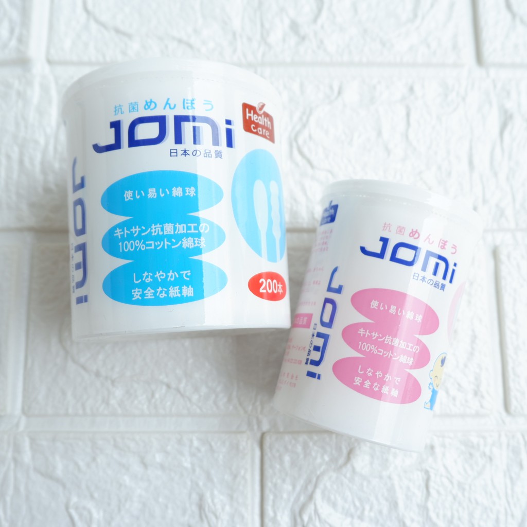 [Mã FMCGMALL -8% đơn 250k] Tăm bông kháng khuẩn Jomi đủ loại, người lớn trẻ em sơ sinh chính hãng Nhật Bản NPP Shoptido