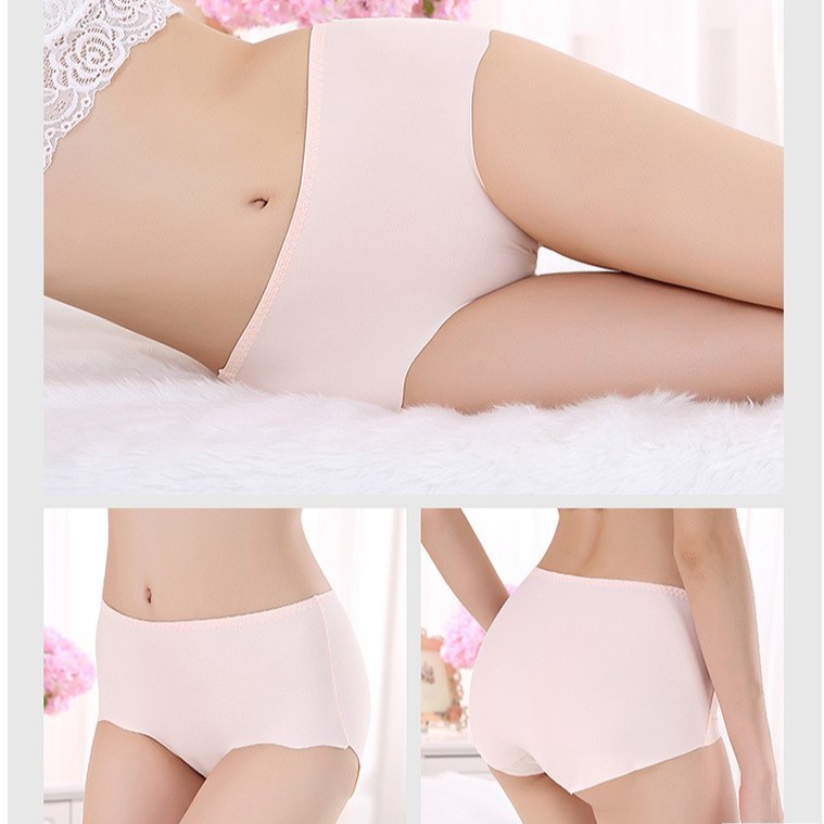 Quần Lót Nữ Thun Lạnh Đúc Su Cạp Viền | BigBuy360 - bigbuy360.vn