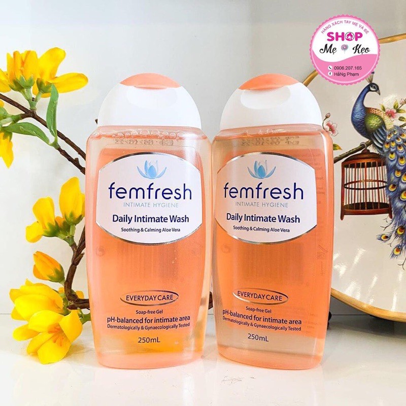 {Chính Hãng} Dung dịch vệ sinh cho phụ nữ nhiều màu, Femfresh Daily Intimate Wash (250ml) Xịt thơm vùng kín - 125ml