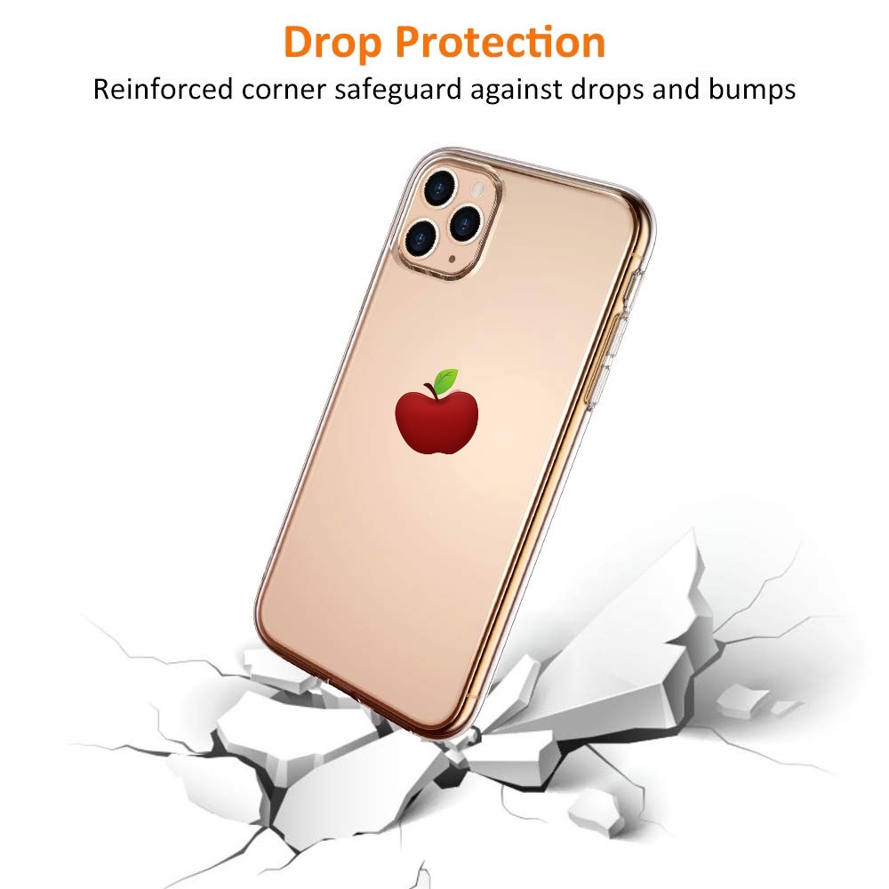 Ốp Điện Thoại TPU Mềm Siêu Mỏng Trong Suốt Cho Iphone 11 Pro Max 6 7 8 Plus X XR XS