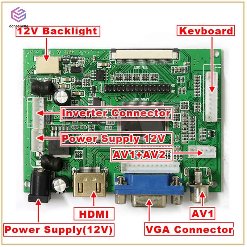 Bảng mạch điều khiển màn hình LCD HDMI VGA AV cho LVDS / TTL
