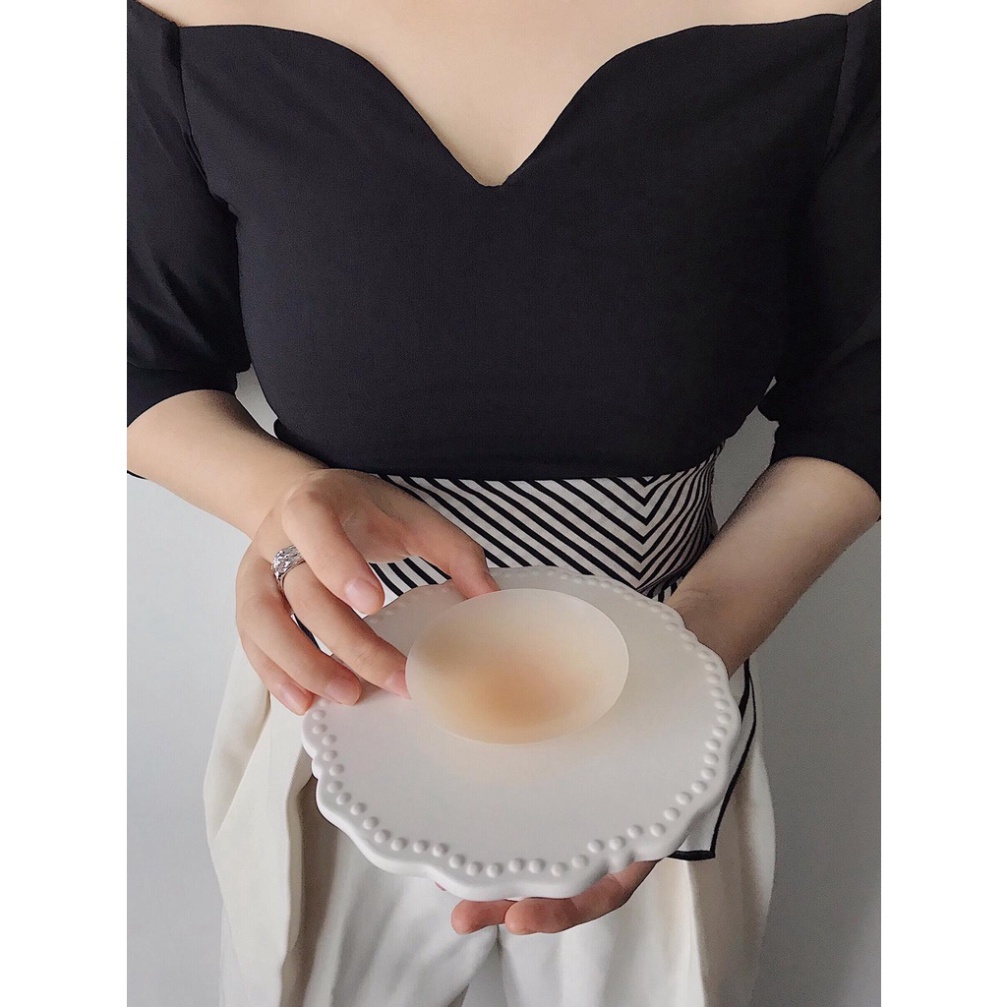 Miếng dán ngực / miếng dán ti nhũ hoa tàng hình chống thấm nước sử dụng được nhiều lần MDT23 pyenstore
