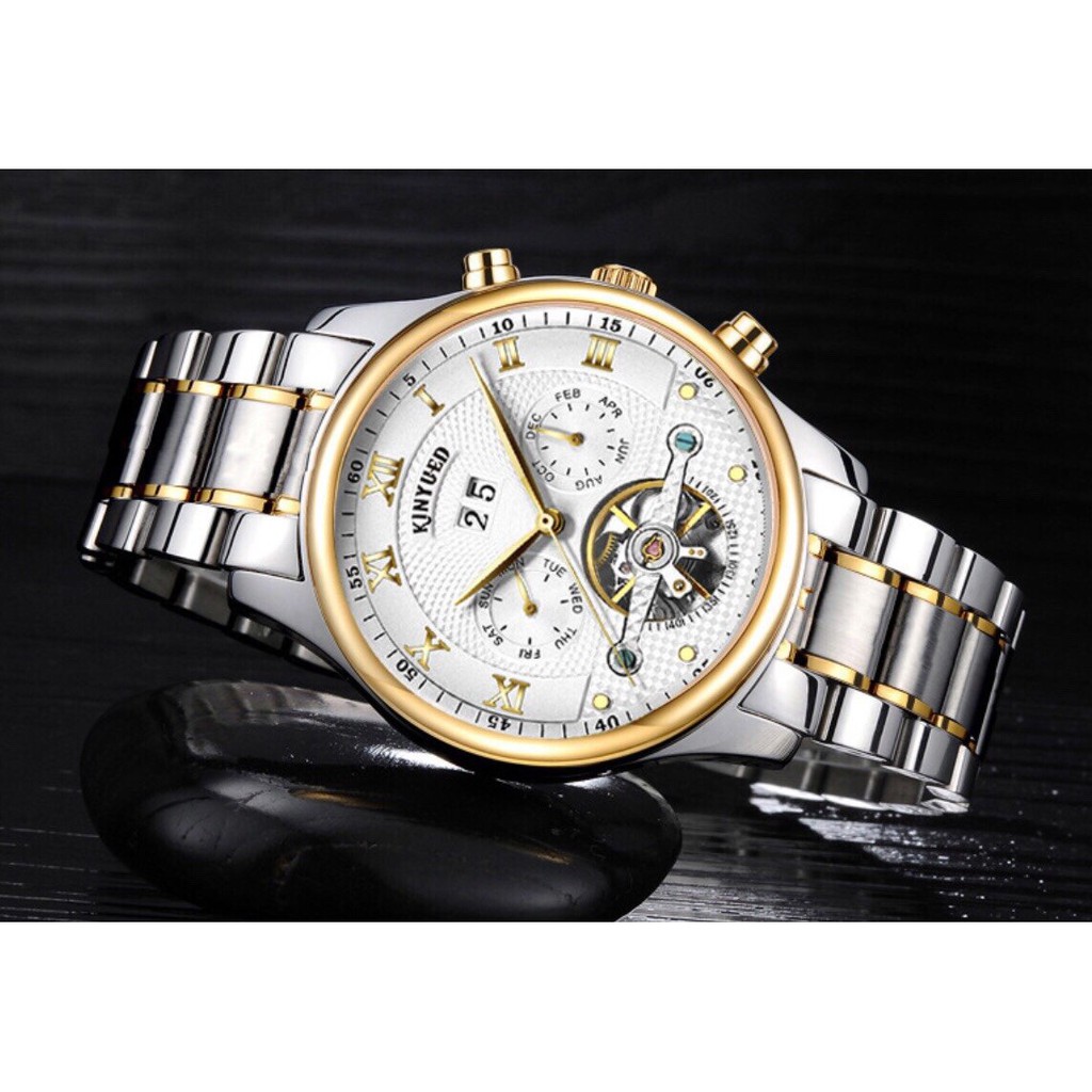 Đồng Hồ Kinyued Nam Máy Chạy Cơ Chính Hãng Full Box Dây Thép | BigBuy360 - bigbuy360.vn