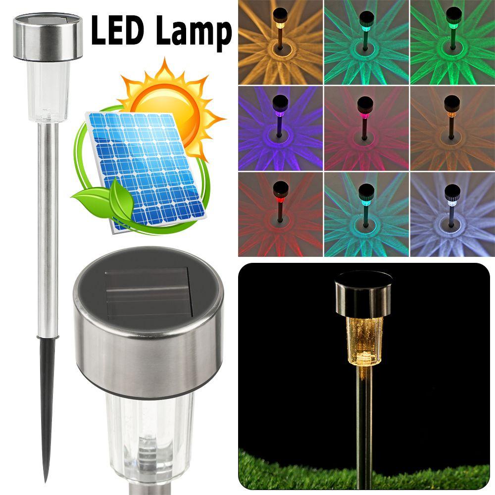 YOLA Set 6 / 12 Đèn LED Chống Thấm Nước Ánh Sáng Trắng Ấm Trang Trí Sân Vườn