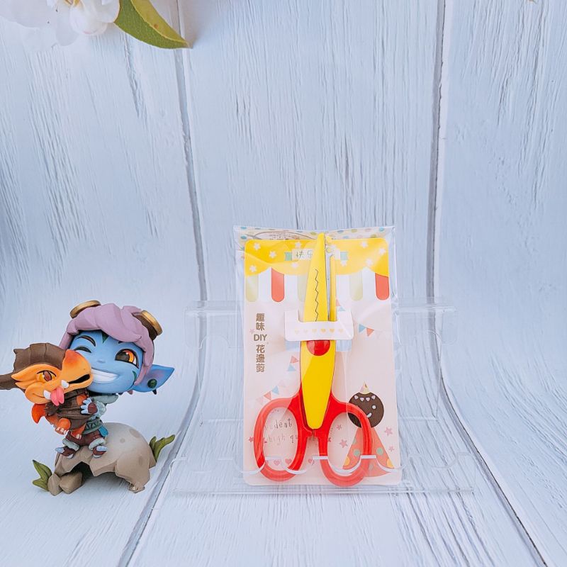 Combo 6 Kéo Cắt Răng Cưa, kéo viền sóng thủ công cho bé làm thiệp ,album