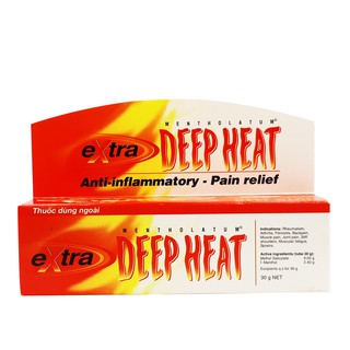 Kem Mentholatum Extra Deep Heat (30g) - giảm đau