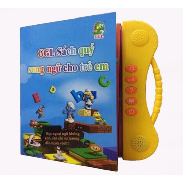 Sách Nói Điện Tử Song Ngữ Anh- Việt Giúp Trẻ Học Tốt Tiếng Anh, Bộ Trò chơi Dạy Chữ Thông Minh cho Bé