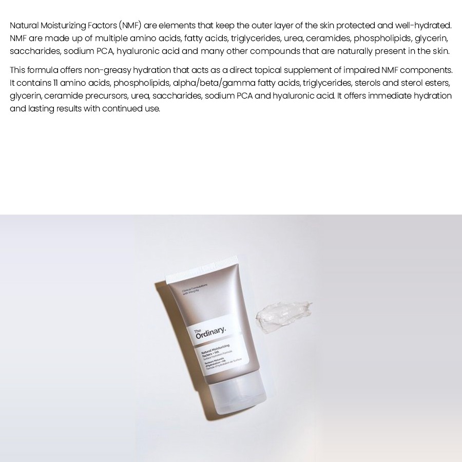 Kem Dưỡng Ẩm Da Mặt Tự Nhiên The Ordinary + Ha Chất Lượng Cao Dung Tích 100ml | BigBuy360 - bigbuy360.vn