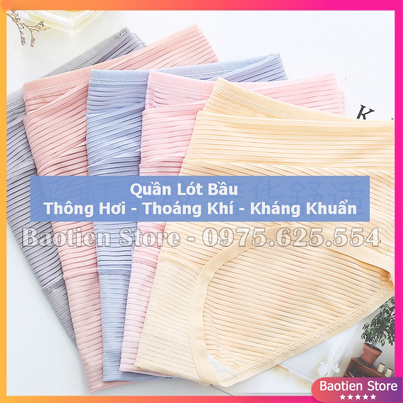 Quần Lót Bầu| Quần Lót Sau Sinh Cạp Chéo| Thông Hơi| Vải Cotton Cao Cấp| Kháng khuẩn - QL18