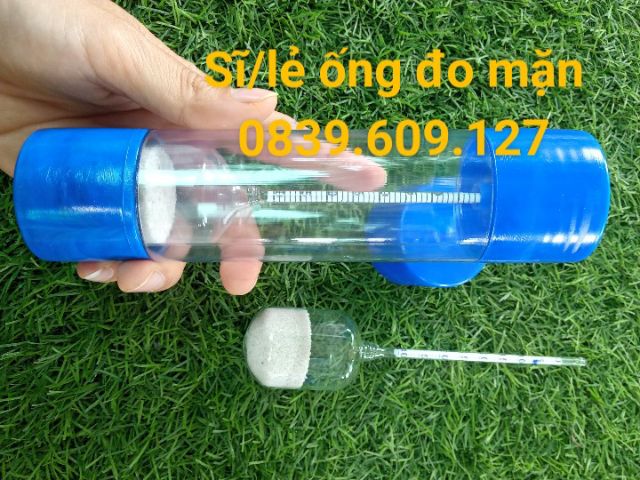 Ống đo mặn thang chuẩn 0-40 chuyên dùng đo nước tưới cây