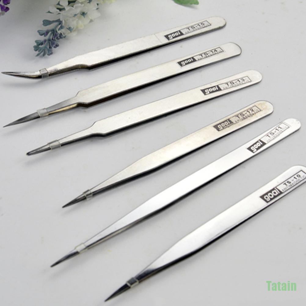 Nhíp sửa chữa bằng thép không gỉ chống tĩnh điện an toàn tiện lợi