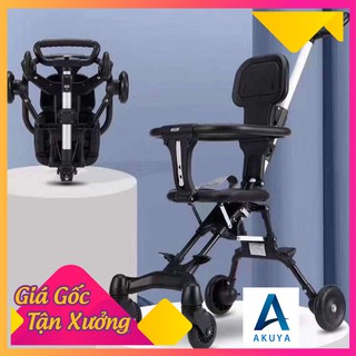 [Hàng Nhập Khẩu] Xe đẩy gấp gọn 2 chiều cho bé đi dạo, đi du lịch siêu gọn nhẹ hàng năm 2021