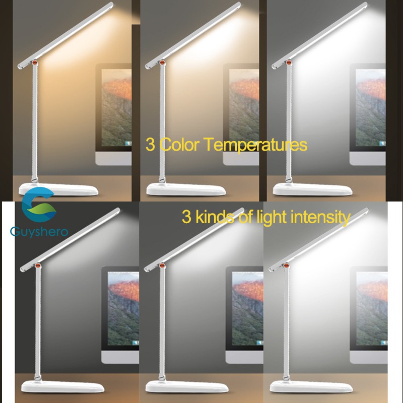 Đèn LED để bàn gấp gọn tiện lợi bảo vệ mắt