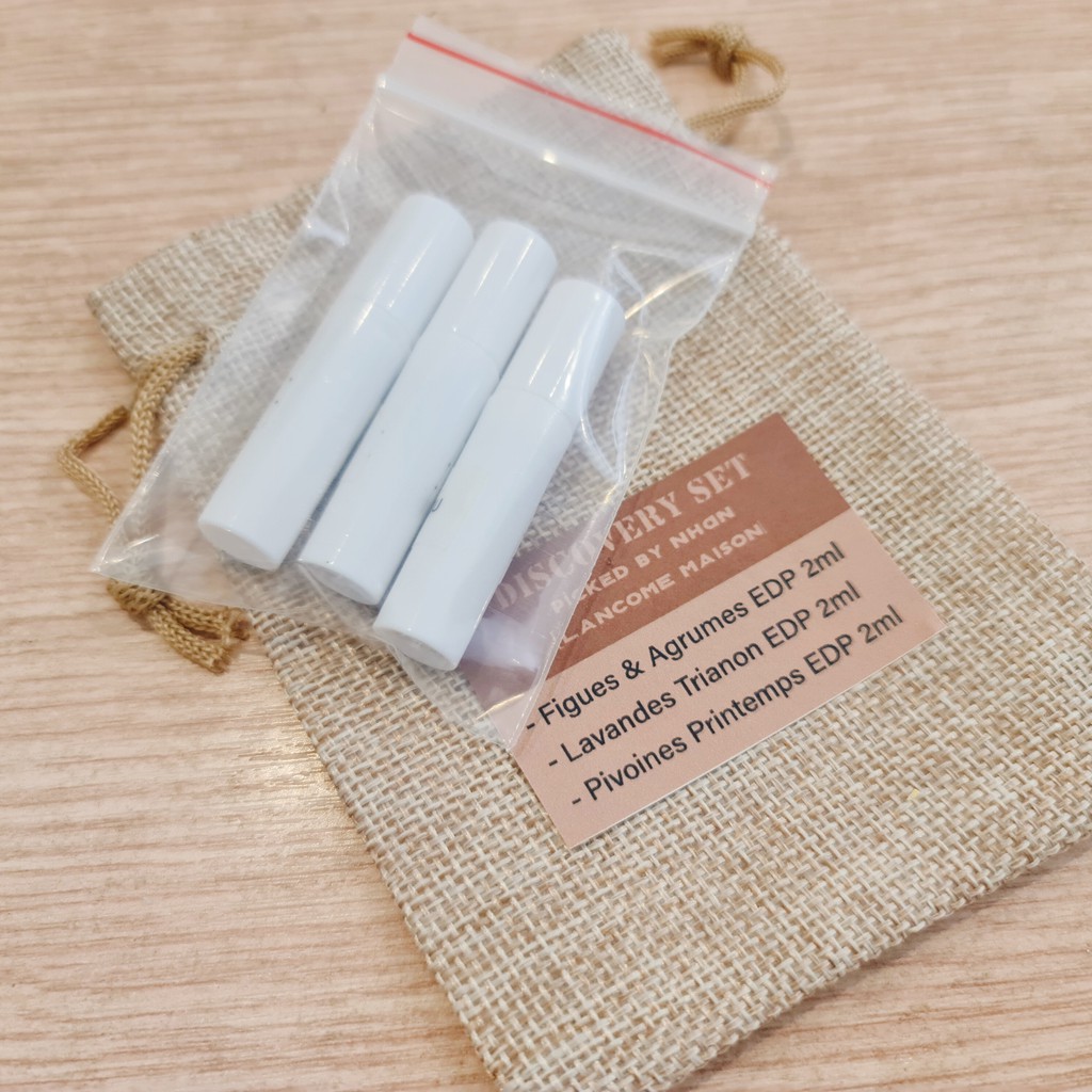 COMBO Mẫu thử nước hoa Discovery SET Lancome Maison (2mlx3)