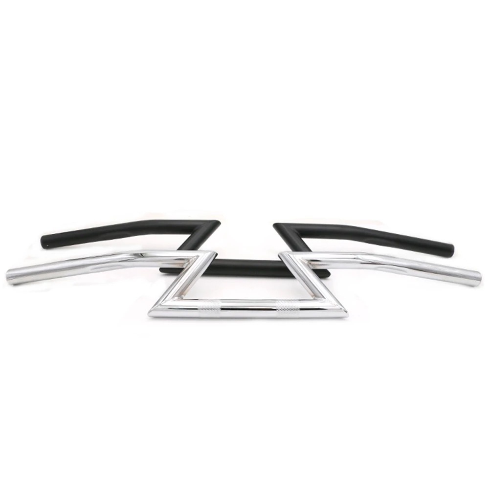 Ghi đông chữ Z zigzag 22mm dài 720mm phong cách bobber Chopper