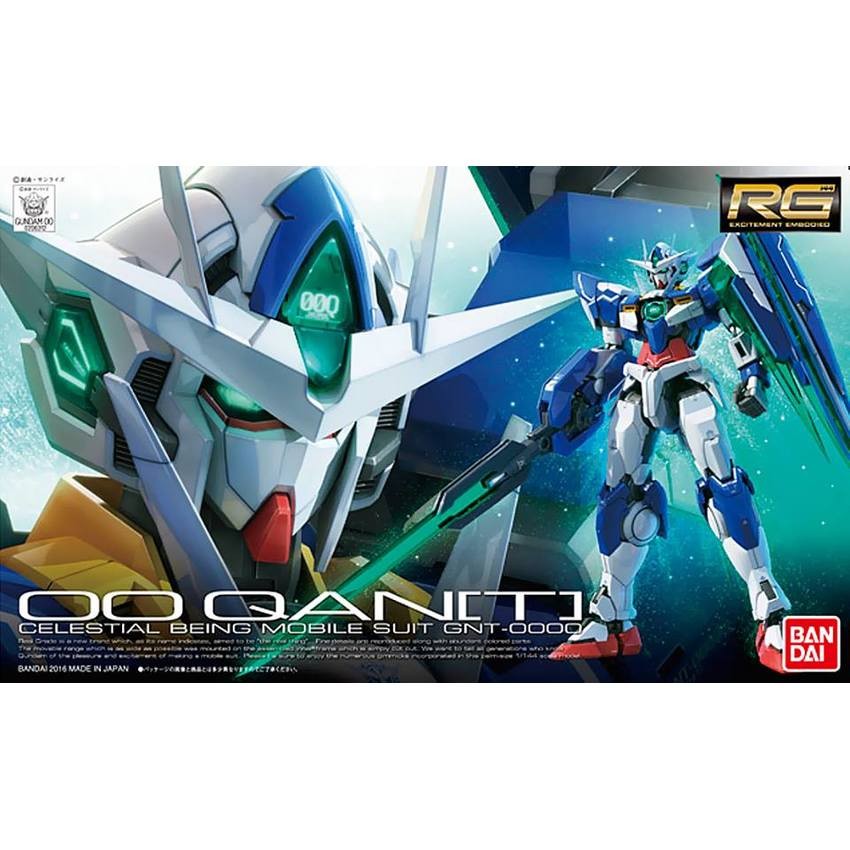 Mô Hình Gundam Bandai RG 21 00 QanT 1/144 Gundam 00