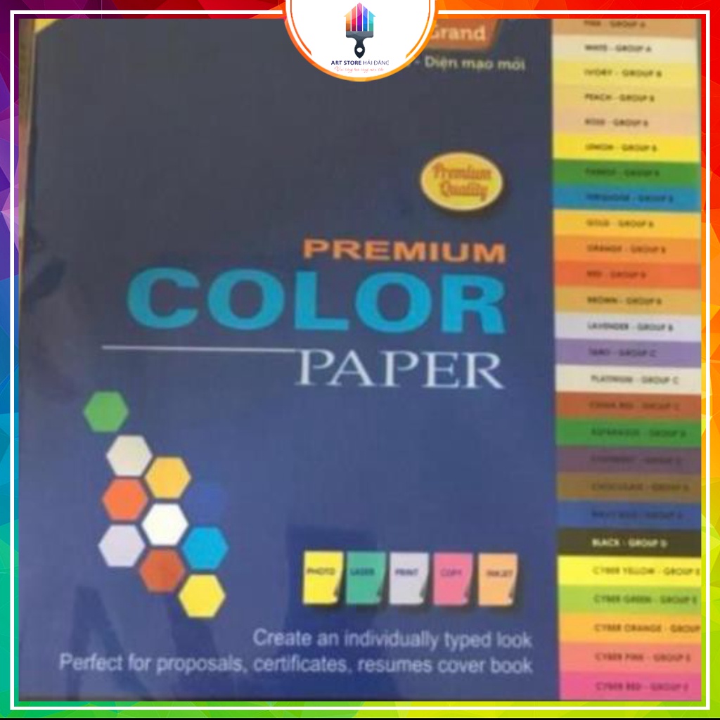 GIẤY ĐEN KHỔ (A4/A3)TẬP 100 TỜ