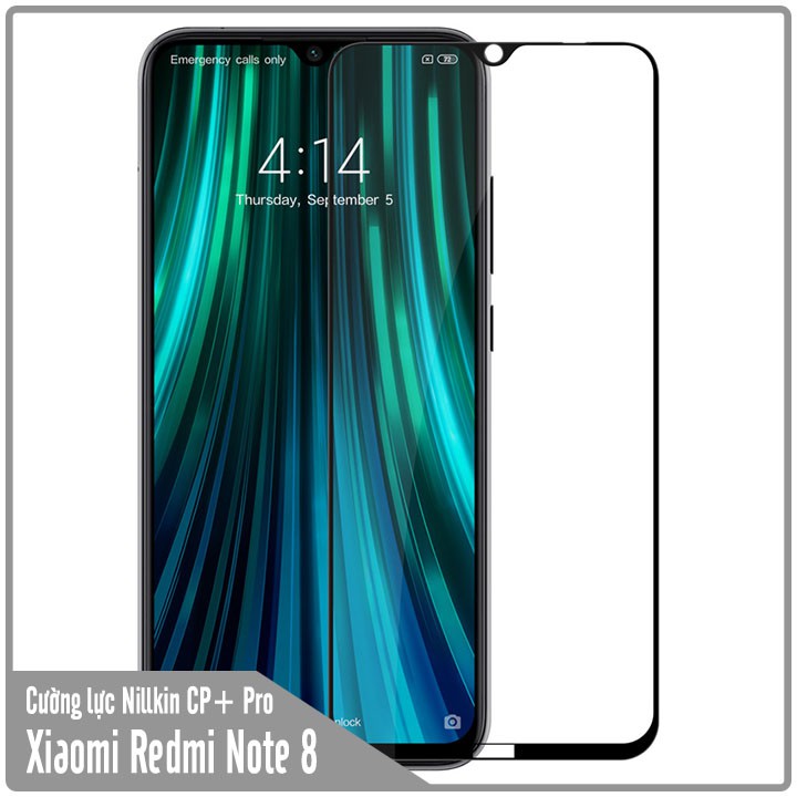 Kính cường lực Nillkin CP+ PRO cho Xiaomi Redmi Note 8 FULL viền đen