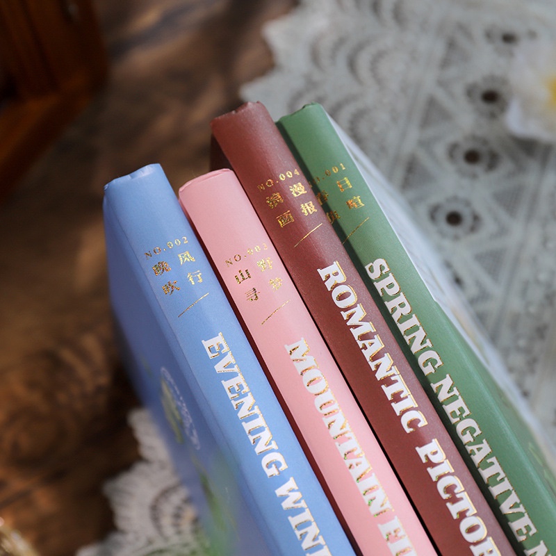 Sổ tay hoa bìa cứng giấy in màu