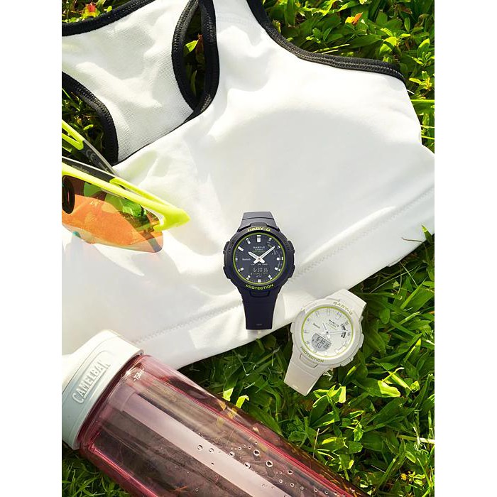 Đồng Hồ Nữ Casio Dây Nhựa BABYG BSA-B100SC-7ADR Chính Hãng