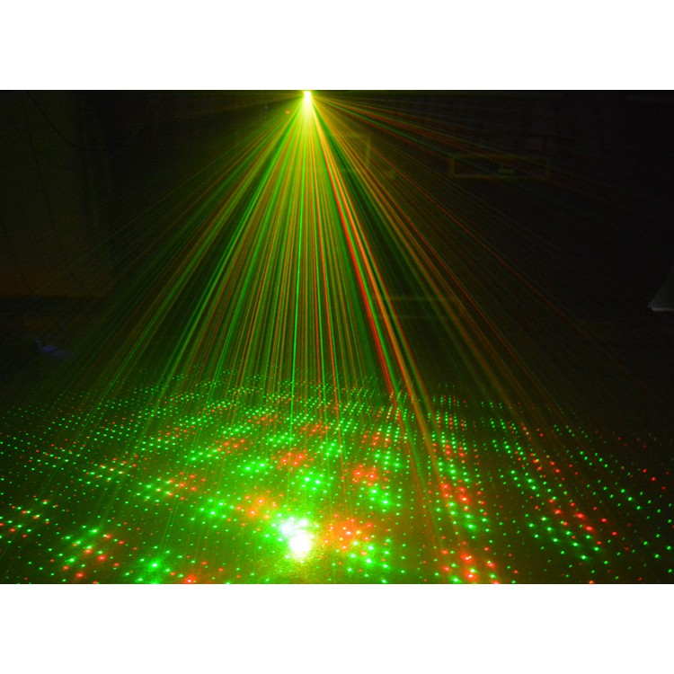 Đèn trang trí Laser Stage Light, phòng khách, phòng hát cảm biến theo điệu nhạc