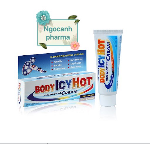 Body Icy hot cream ngăn ngừa các chứng đau nhức,bong gân (Date 21/10/22)